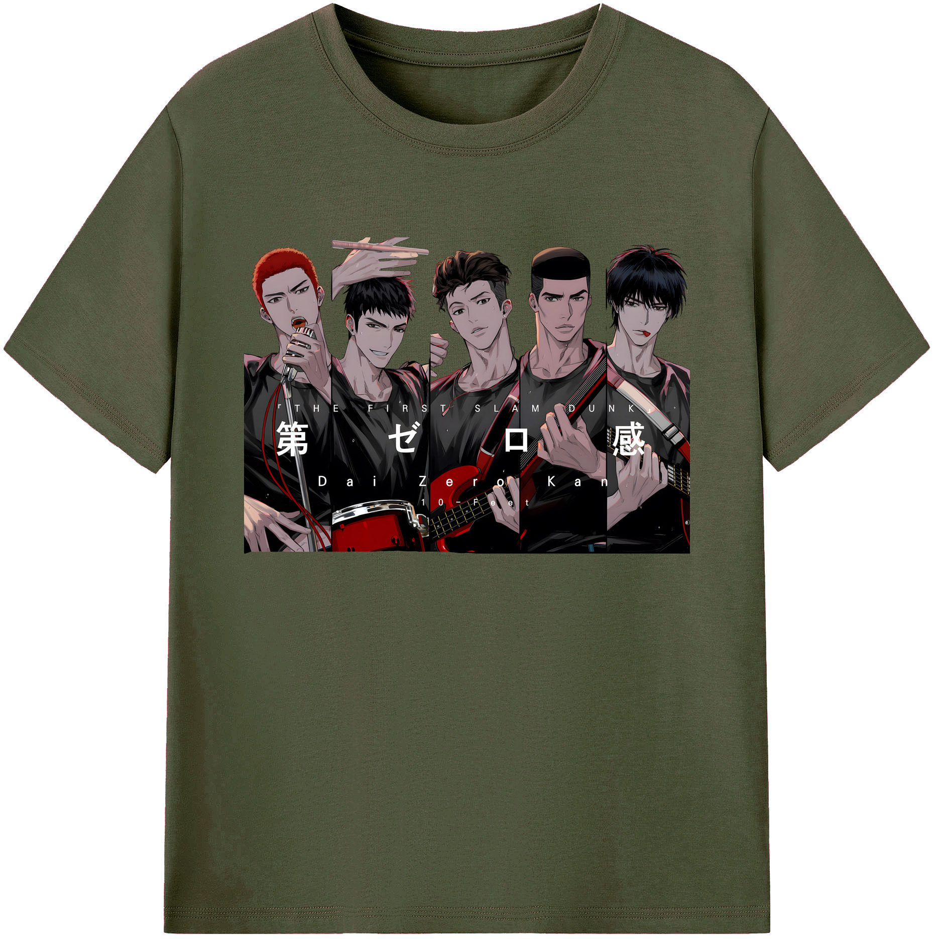 （画像用） SLAM DUNK／スラムダンク 綿100％ メンズ半袖Tシャツ｜肌触りやわらか＆通気性